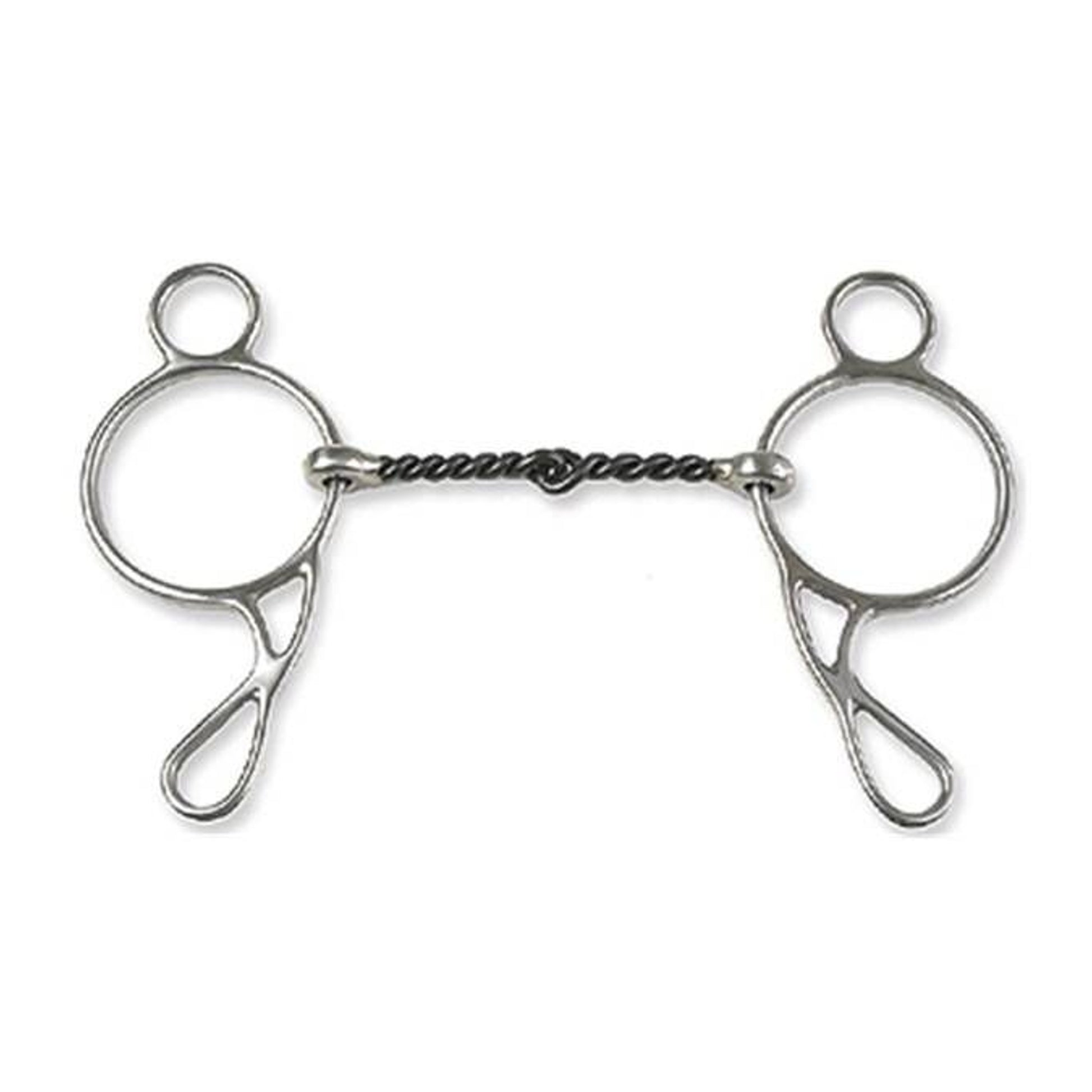 Jacks Wonder Twisted Wire Gag Bit 5" Stainless Ste