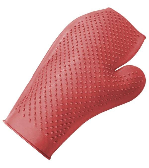 Jacks Rubber Massage Glove Black