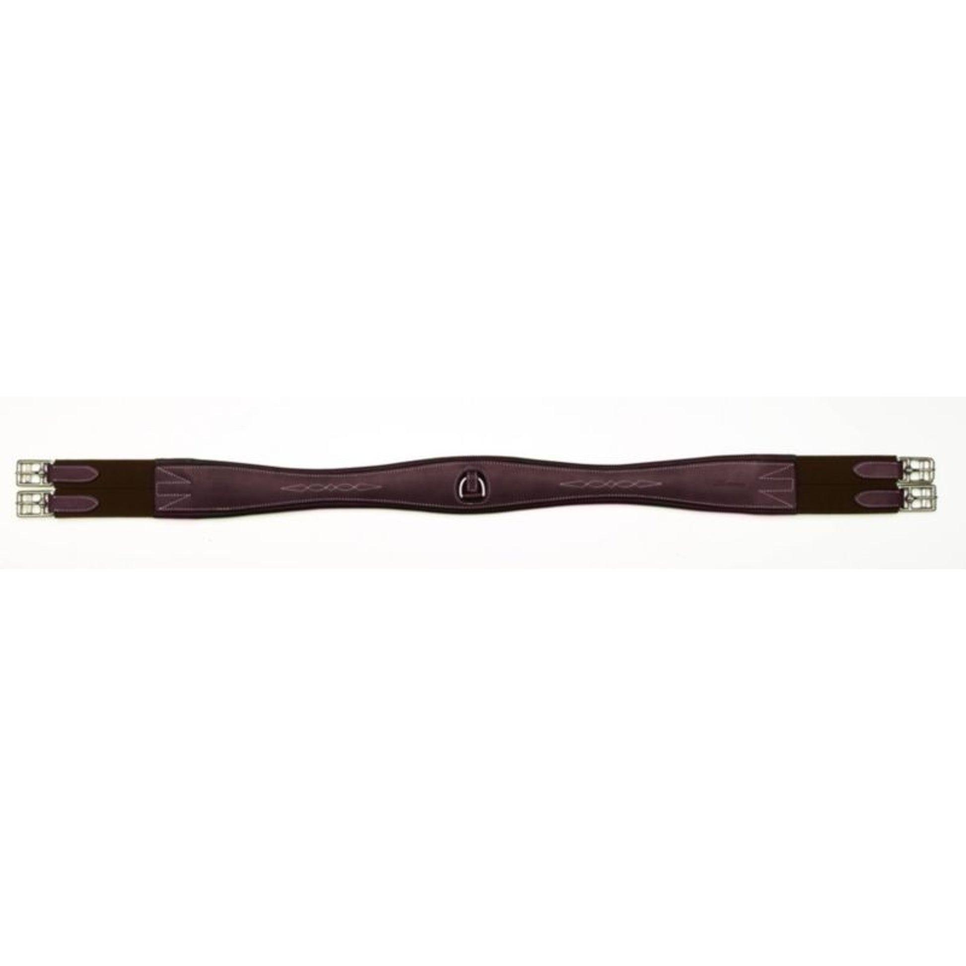 Aramas Fancy Stitched Overlay Girth 50 Chocolate