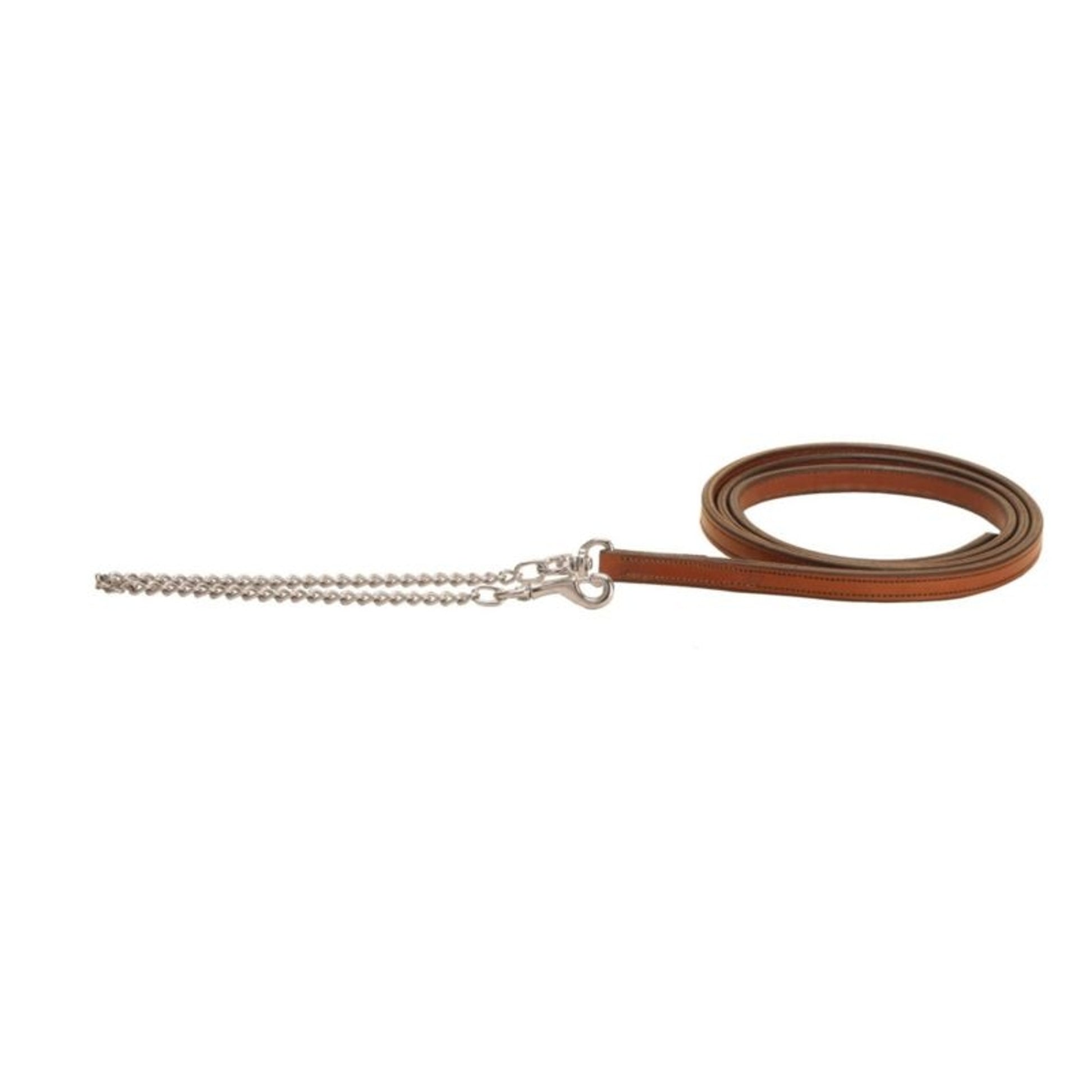 Full Double-Stitched Lead/Nickel Chain Brn