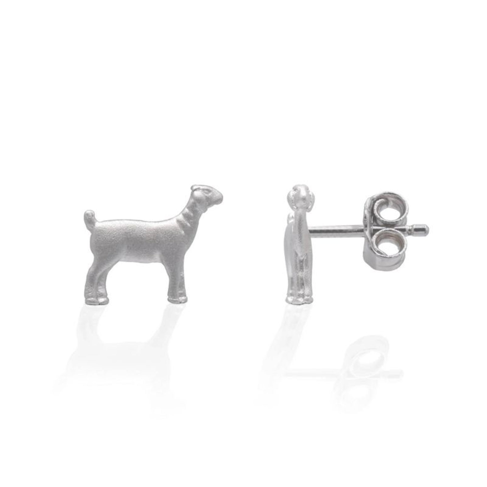 Kelly Herd Lamb Earrings Sterling Silver