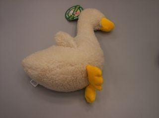 Vermont Fleece Duck 13 x 6 x 4 white