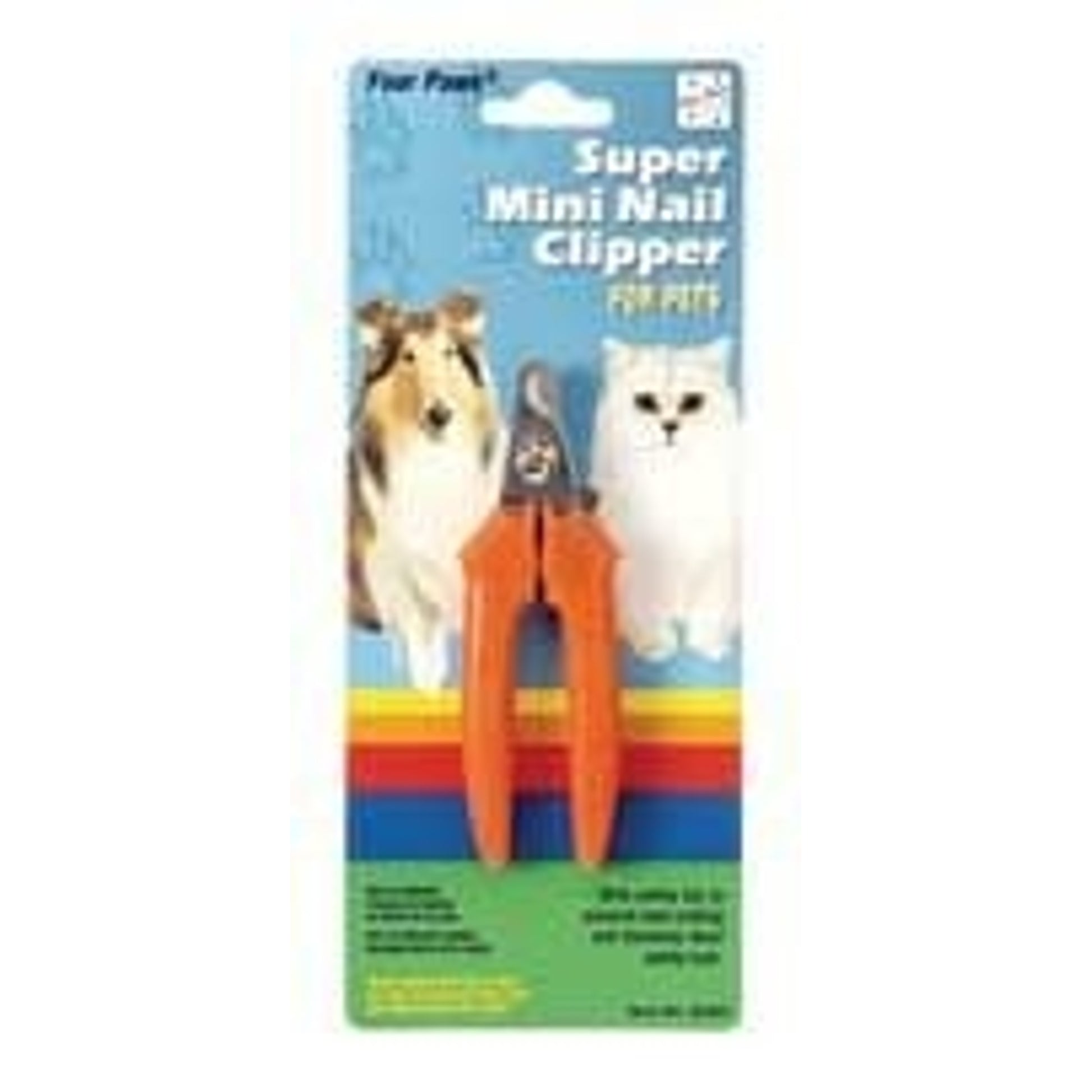 Super Nail Clipper 3.25x0.5x9.5 red and silver