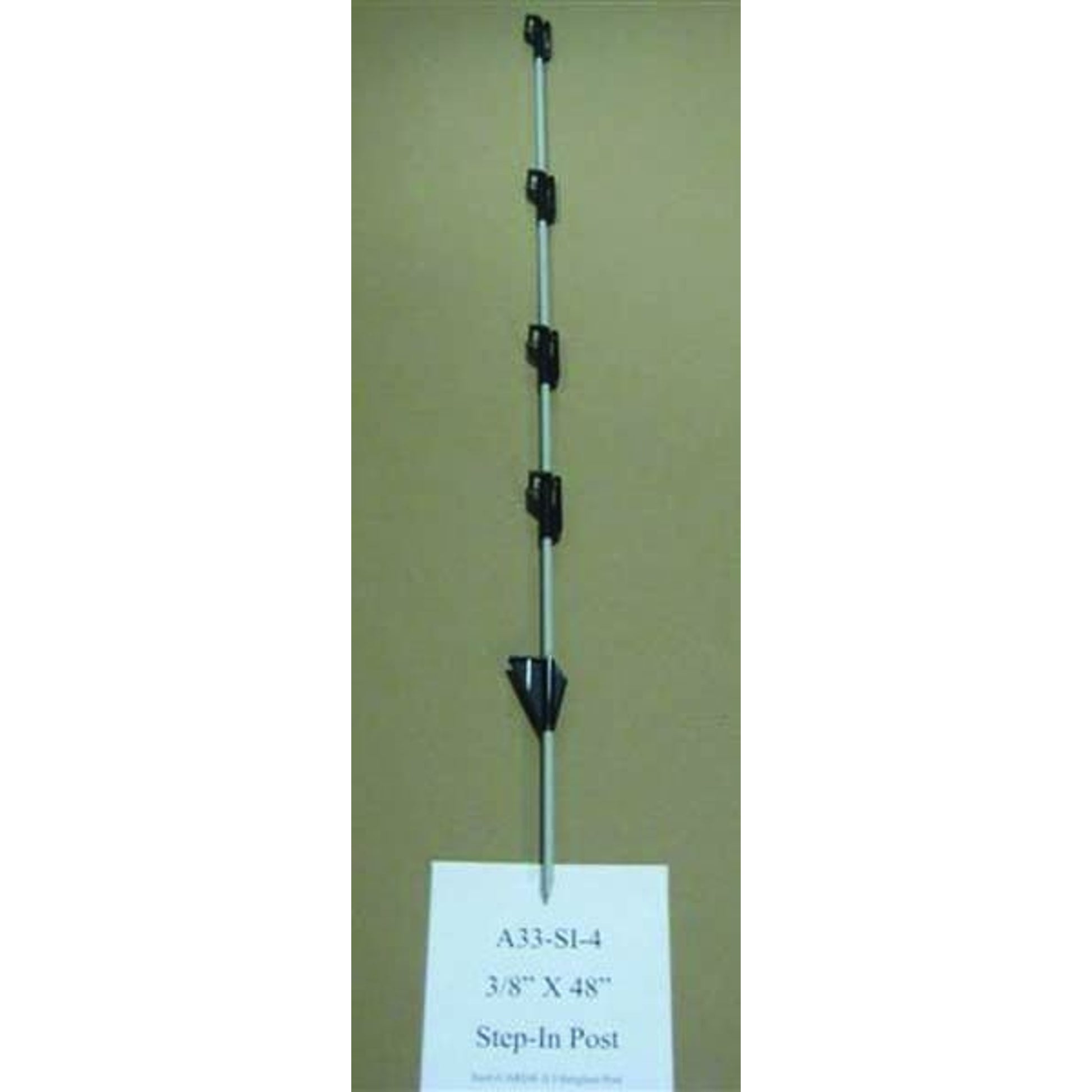 StepIn Fence Post 3/4x4ft Silver