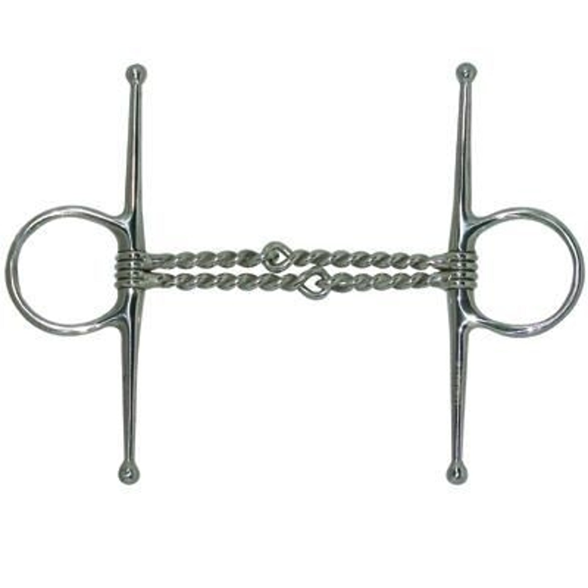 Coronet Double Twisted Wire Full Cheek Snaffle Bit