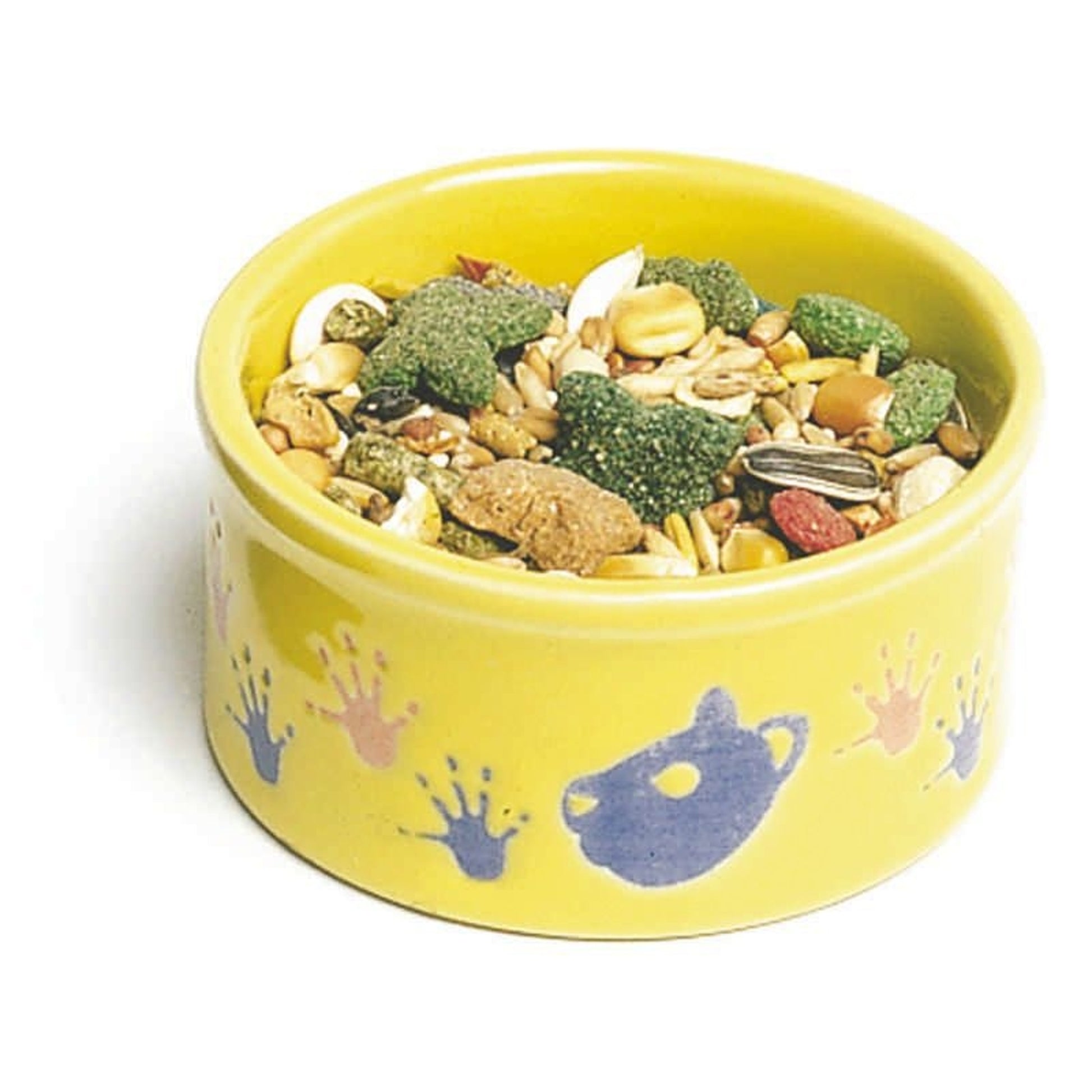 Hamster Pawprint Petware Dish 6.5 x 8.5 x 9.25