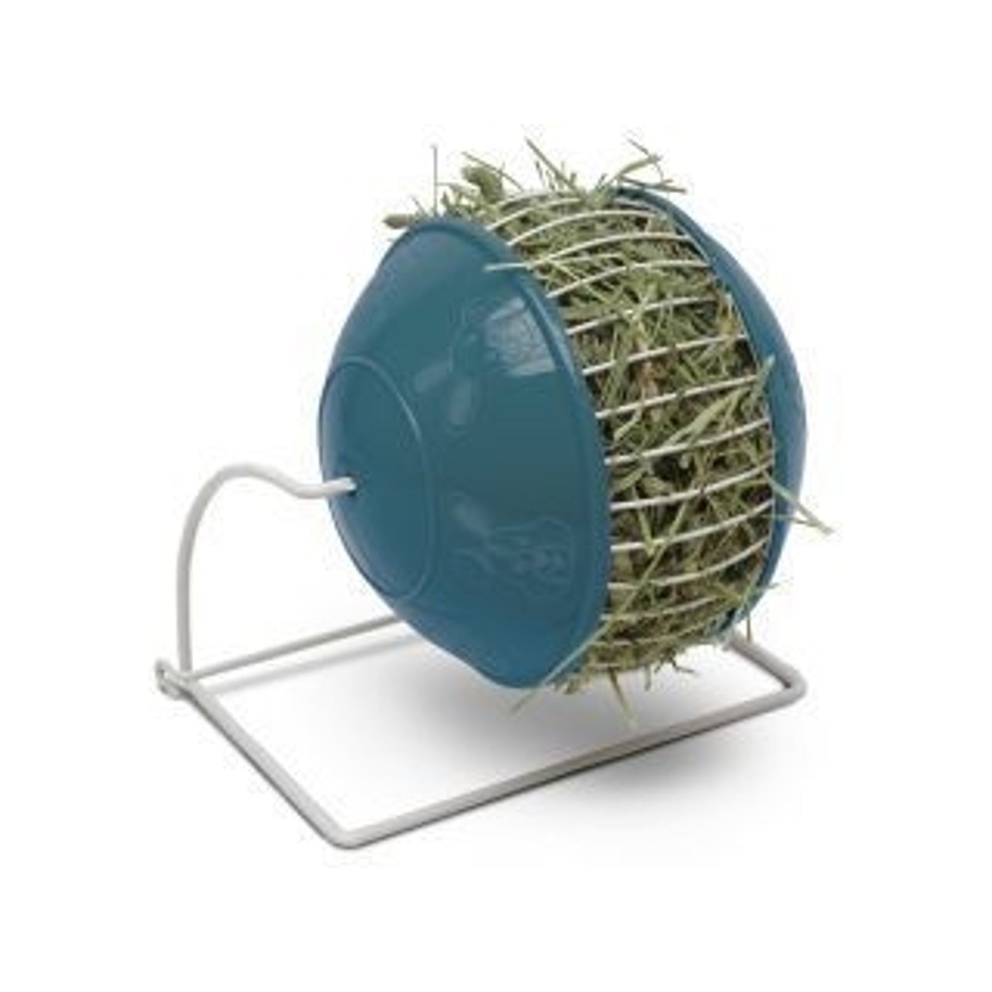 Rollin The Hay Dispenser/Feeder 0.75x0.5x0.75 Teal