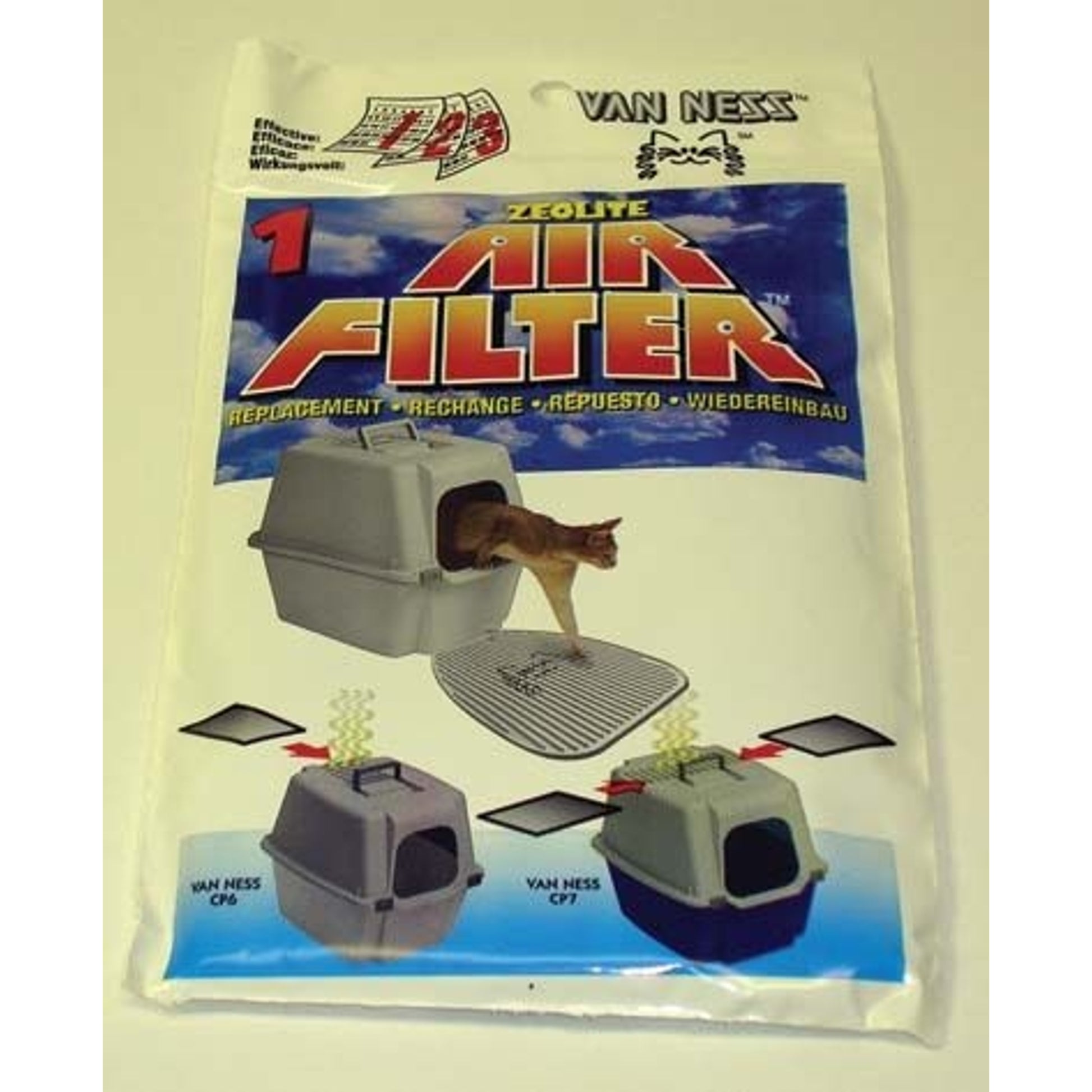 Air Filter For Cat Litter Pans 1/2x4 7/8x3/16