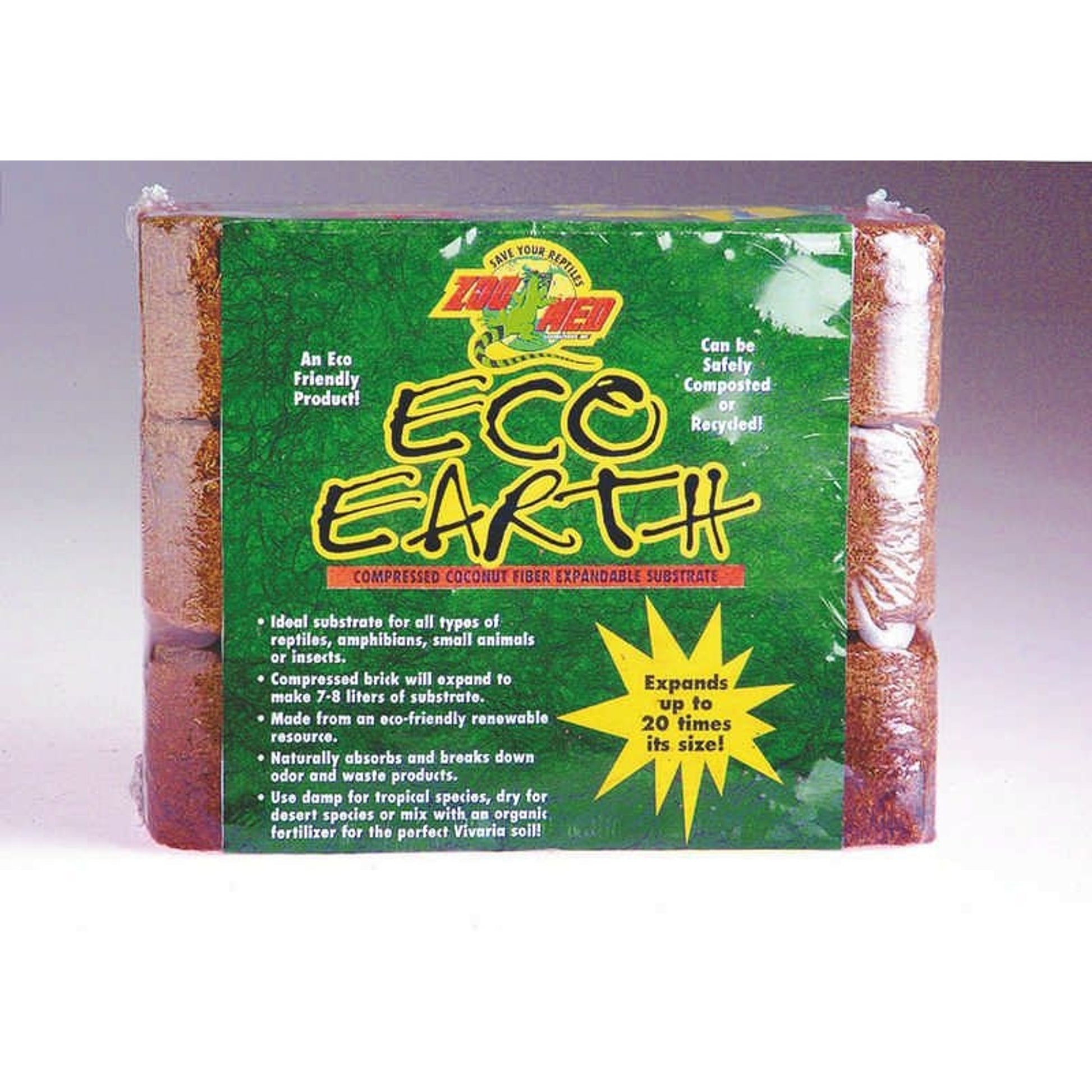 Eco Earth Compressed Coconut Fiber Brick 1pk Red