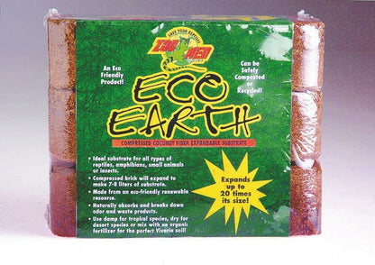 Eco Earth Compressed Coconut Fiber Brick 1pk Red