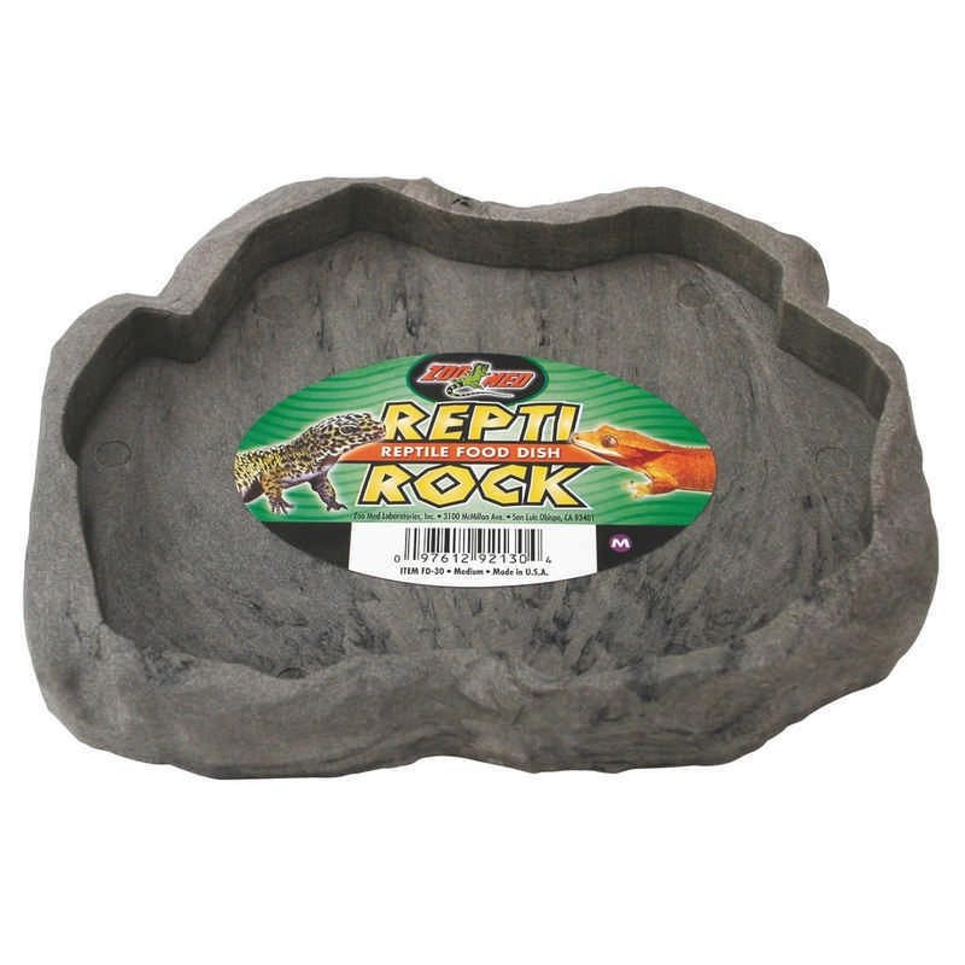 Repti Food Dish For Reptiles 5x5.5x3/4 Natural