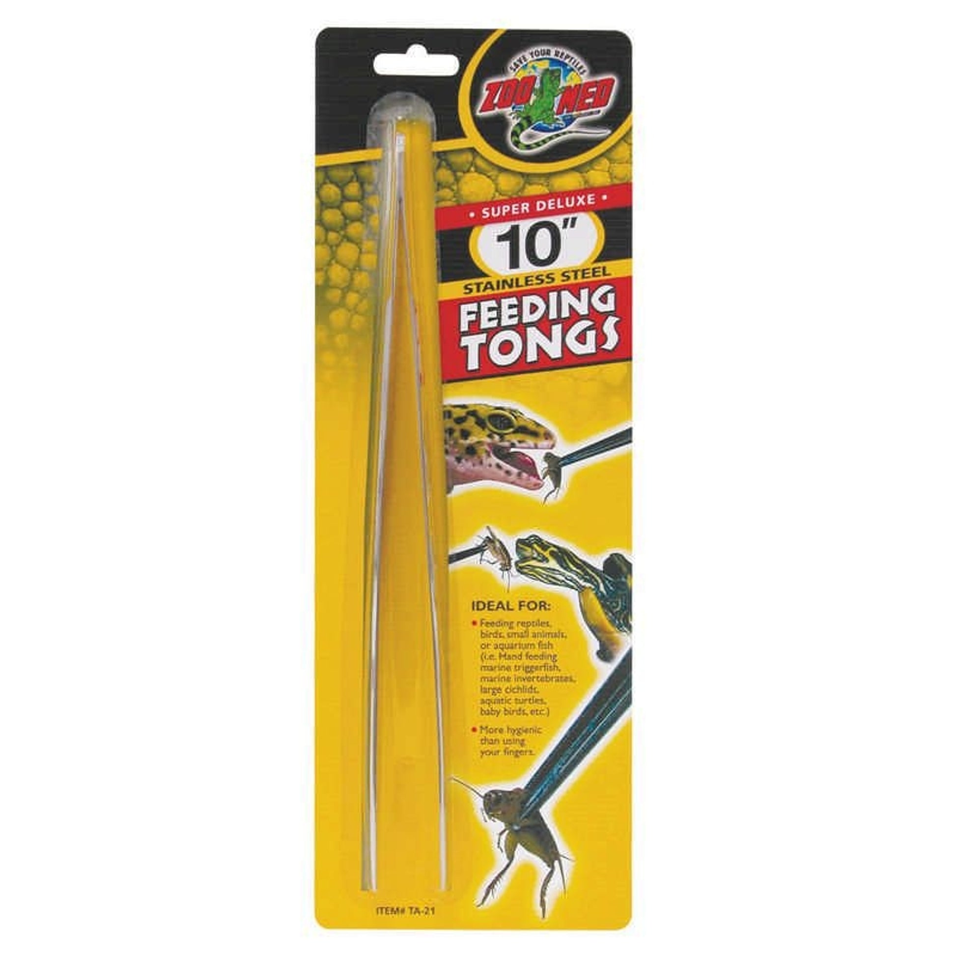 Stainless Steel Feedig Tongs 10 Chrome