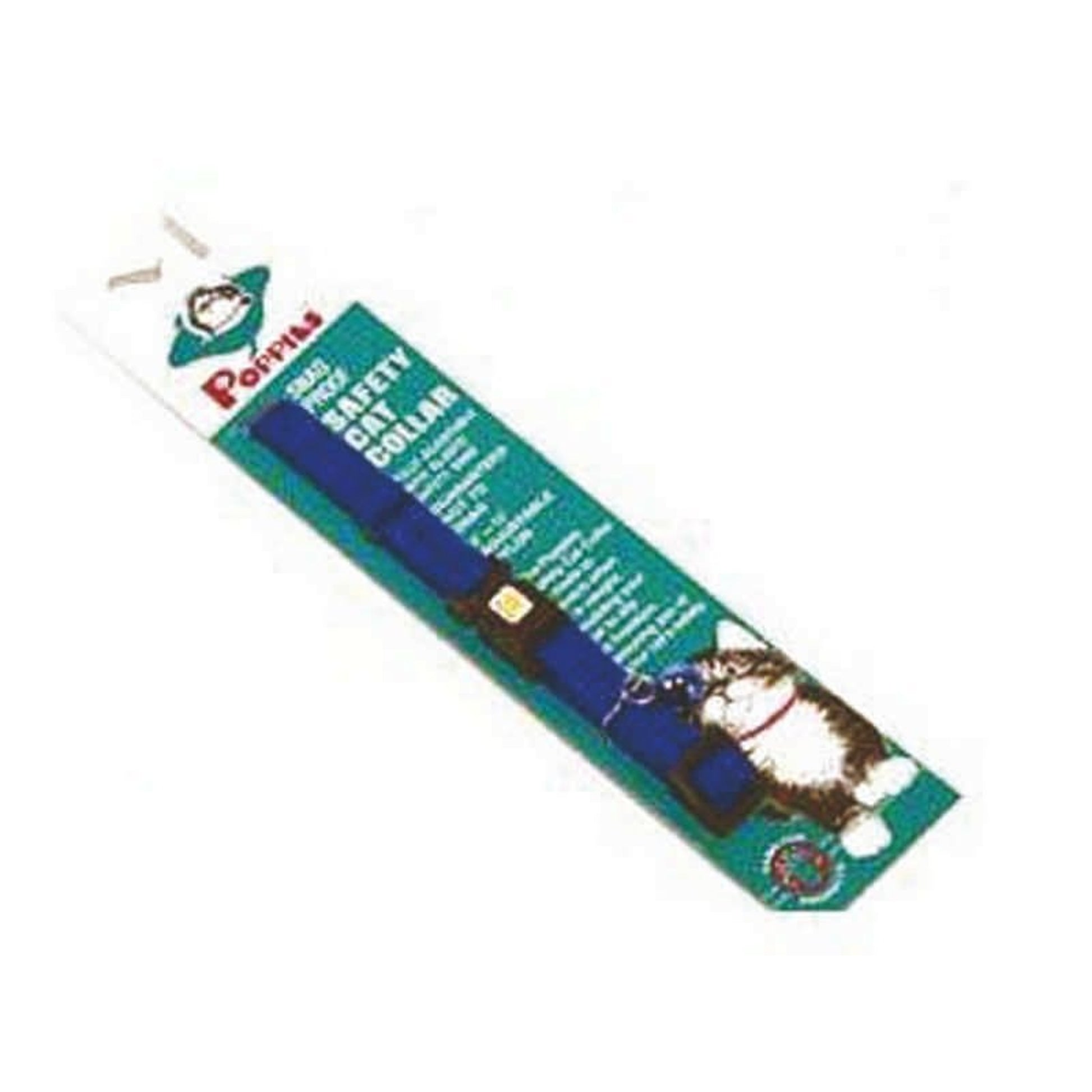Pps Adjustable Beakway Collar For Cats 3/8In Blu