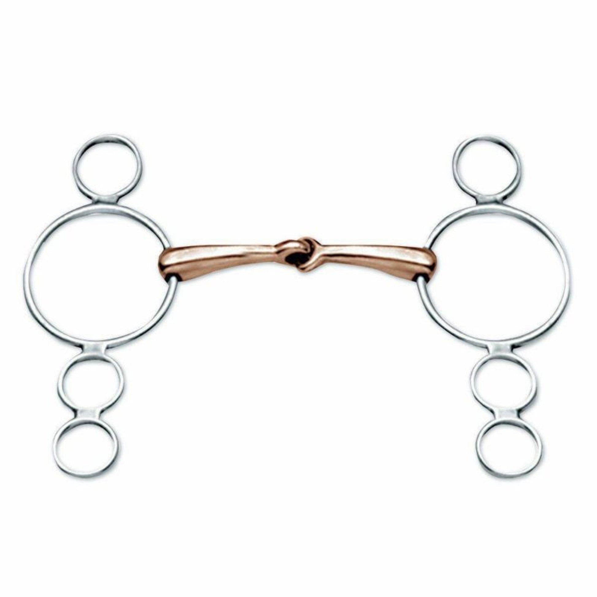 Korsteel Copper Mouth Lg Double Dutch Gag Bit 5.5