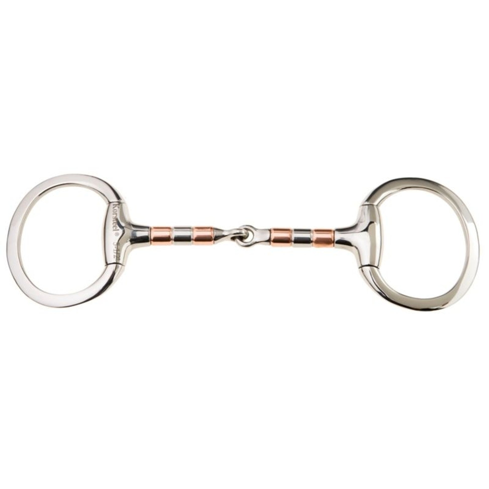 Korsteel Copper/Steel Mouth Rollers Eggbutt