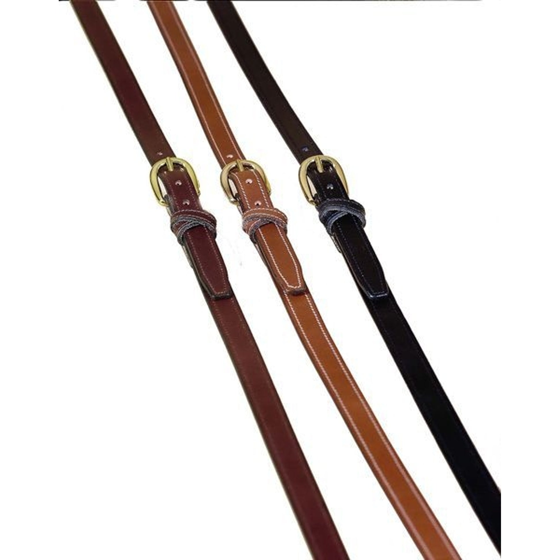3/4In Crossed Keeper Belt With Brass Buckle 24 Br