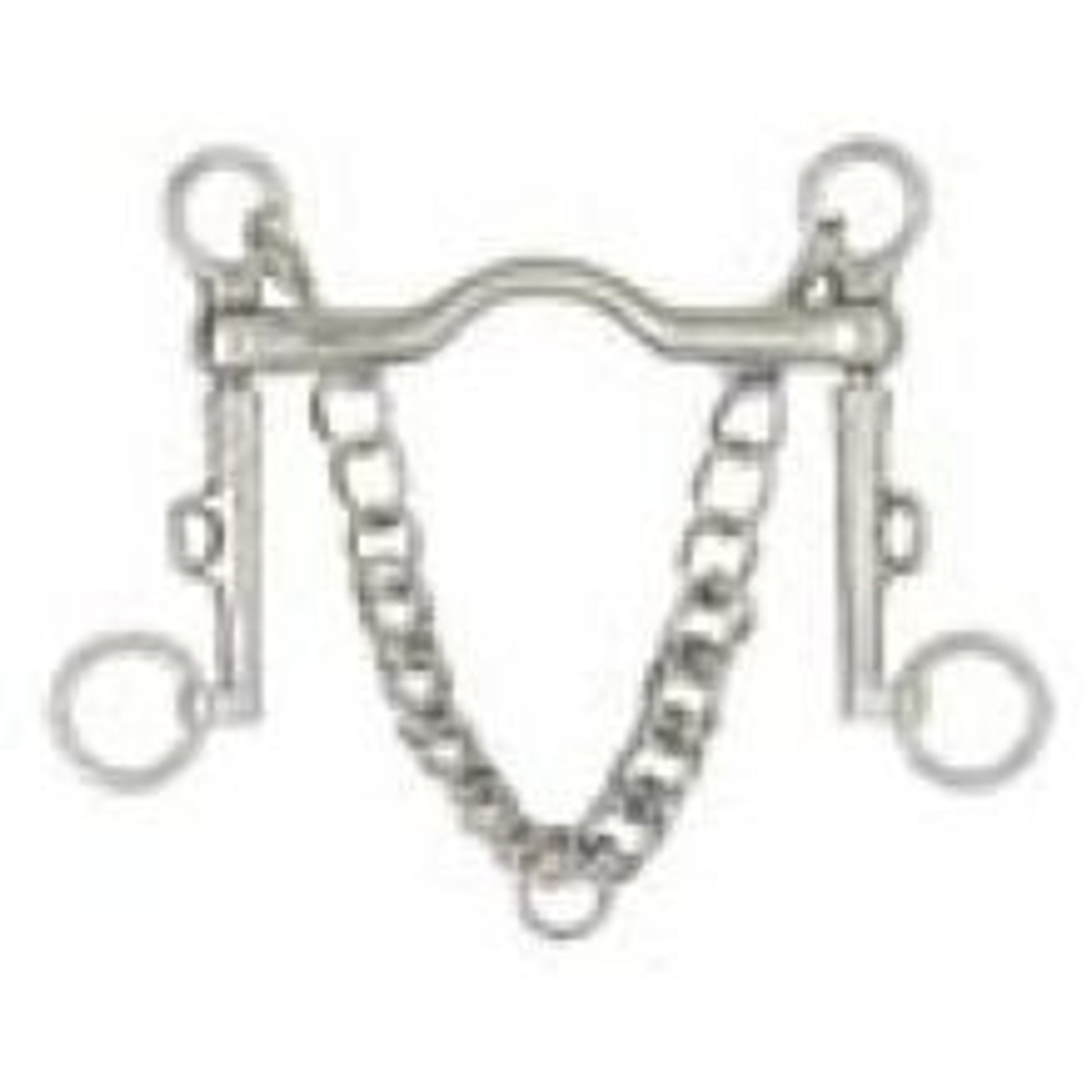Centaur Stainless Steel Weymouth Curb Bit W Chain