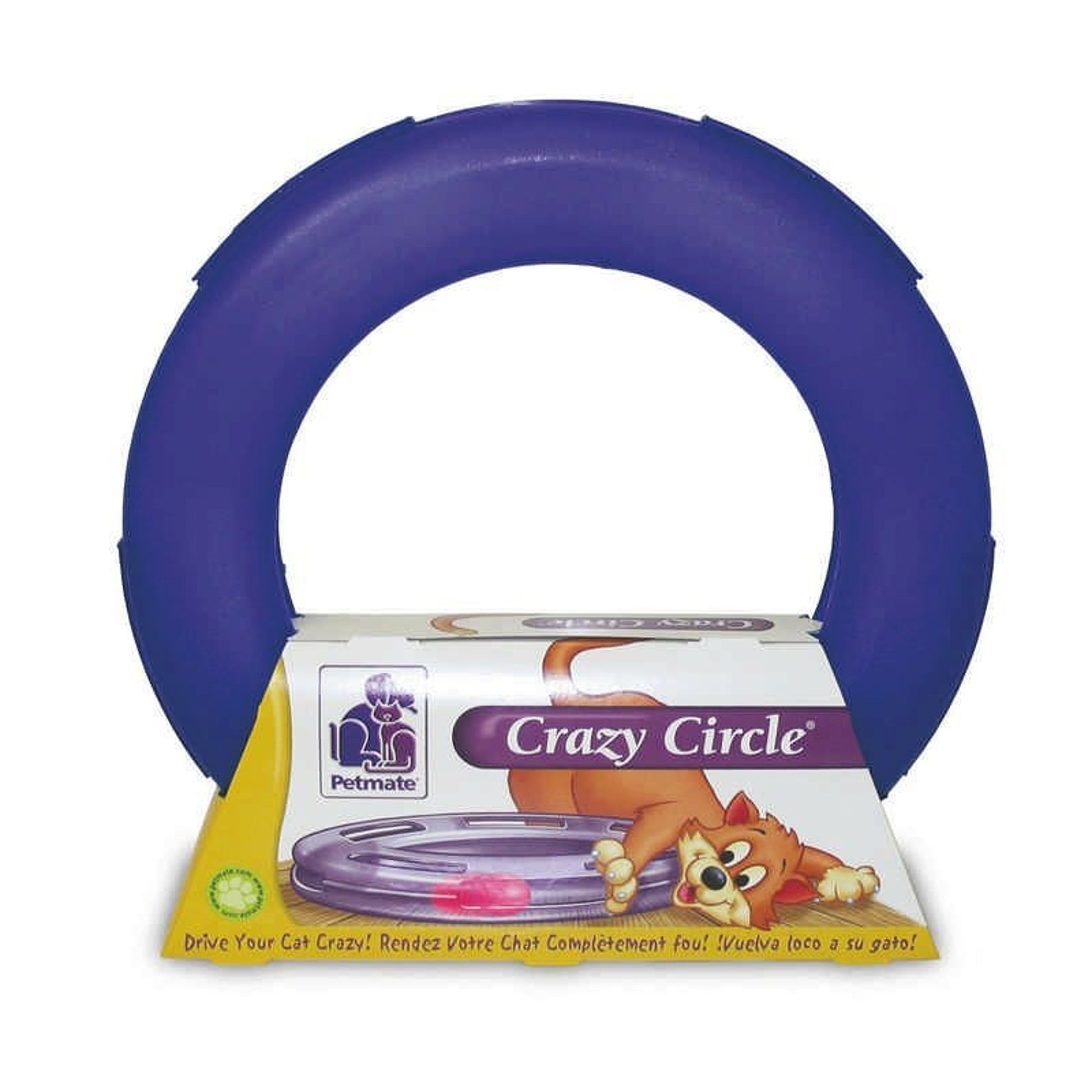 Crazy Circle Cat Toy LG Lt Blu