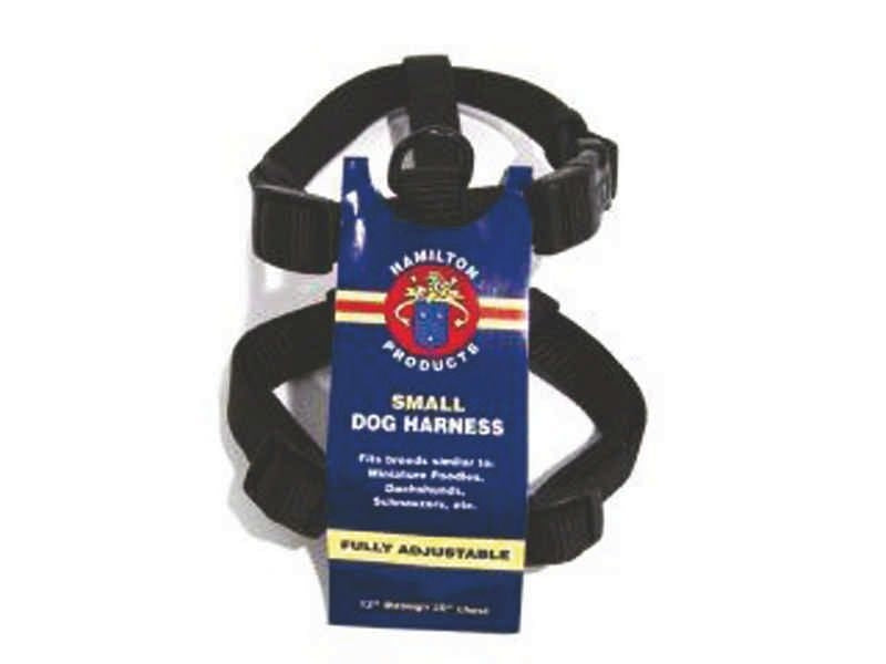 Adjustable Comfort Dog Harness 5/8 X12-20 Black