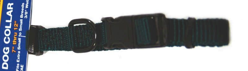 Adjustable Dog Collar 3/8 X7-12 Hunter Grn