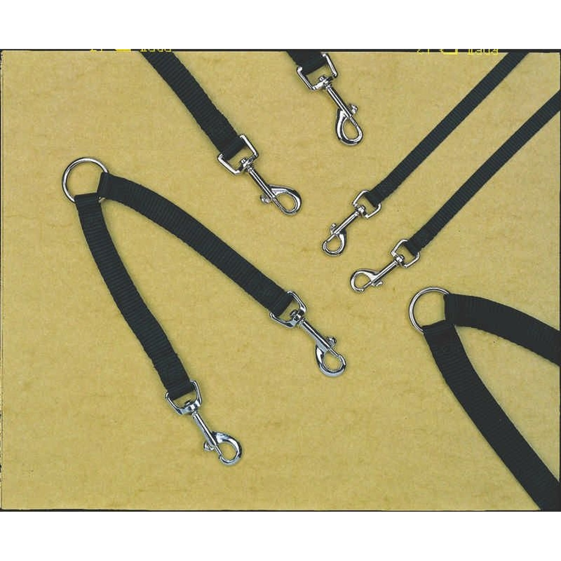 Dog leash coupler 3/8 X12 Black