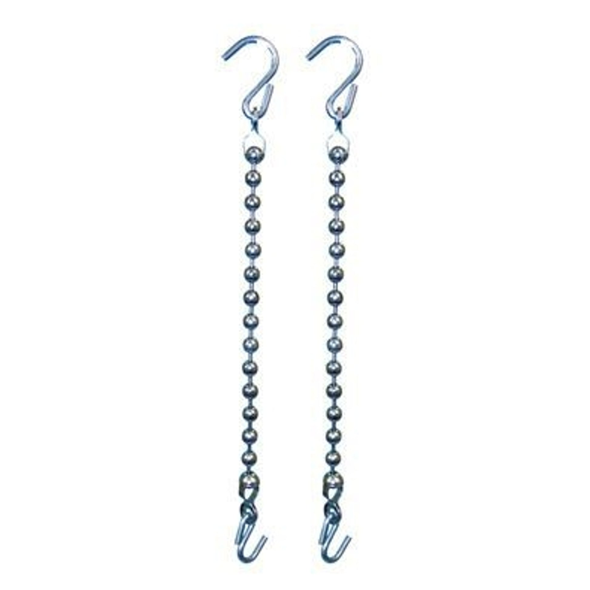 Rein Chain With Balls Stainless Steel Hooks Brn