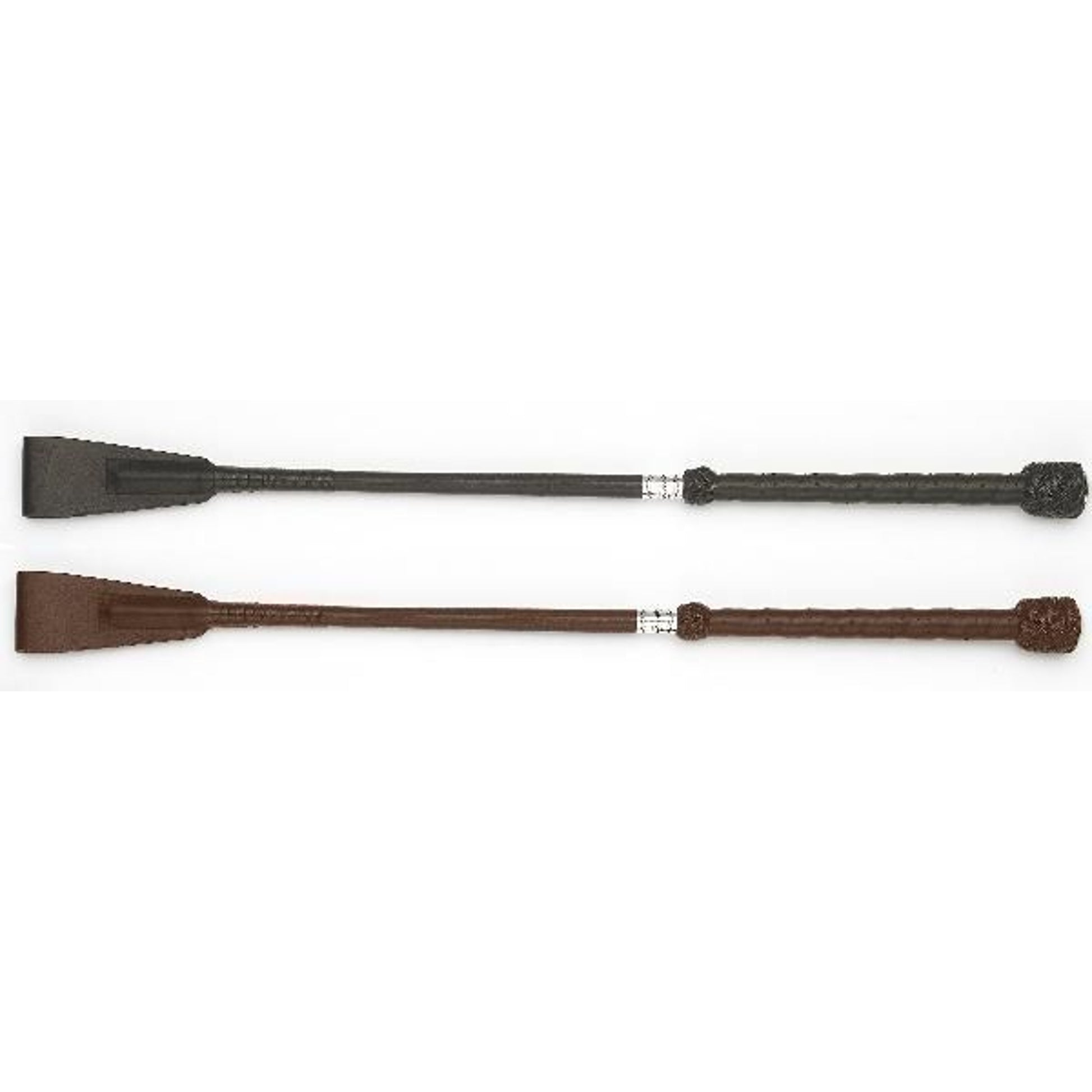 County Perforated Leather Handle Bat 16 Black