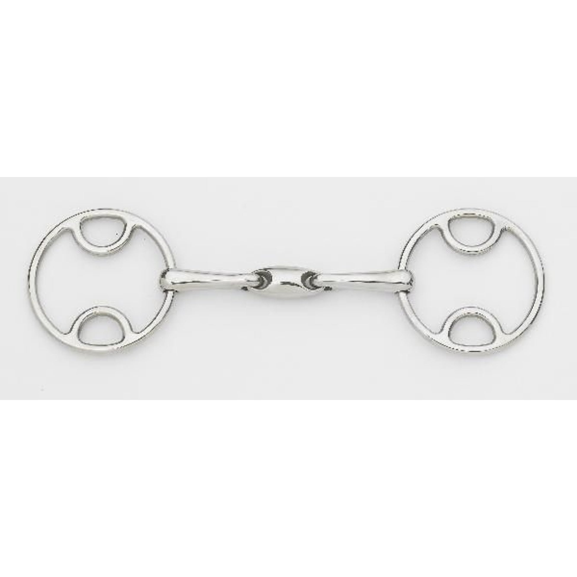Centaur Stainless Steel Loop Ring Oval Gag Bit