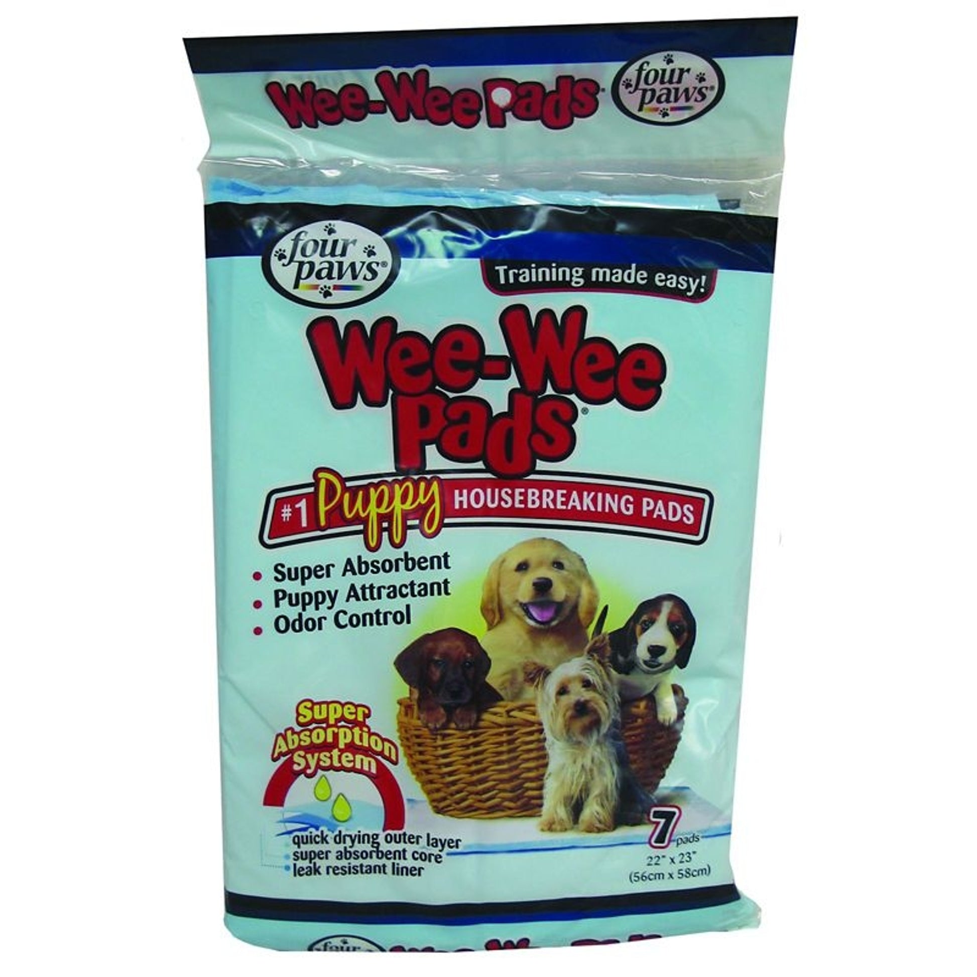 Four Paws Wee Wee Pads For Puppies 7 Count