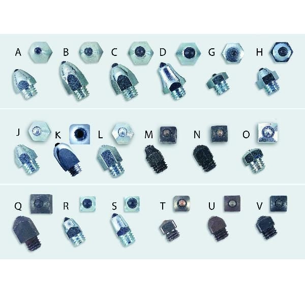 Nunn Finer MdHexagonal Bullet Studs - 10pk