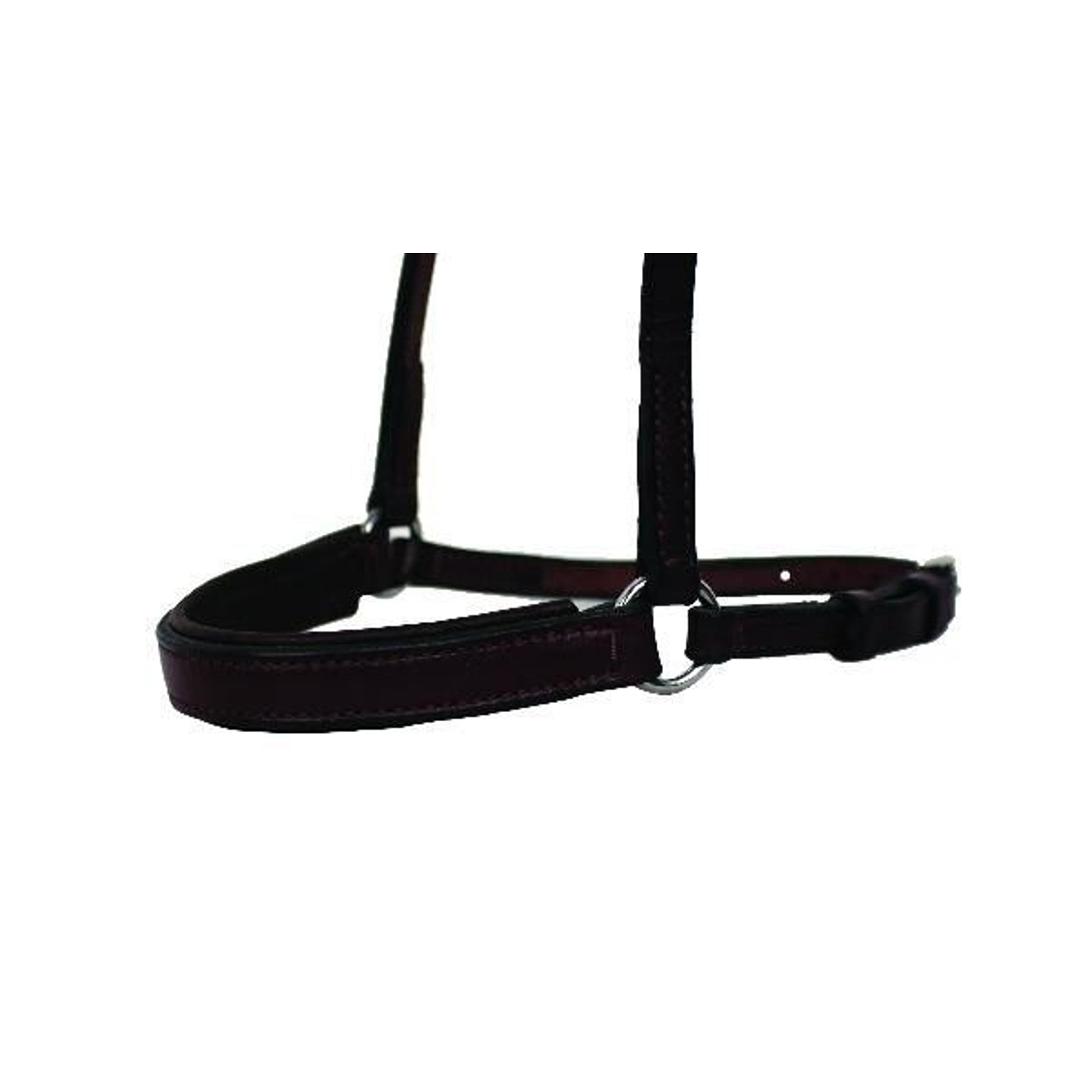 Nunn Finer Padded Dropped Noseband Horse Blk/Zinc
