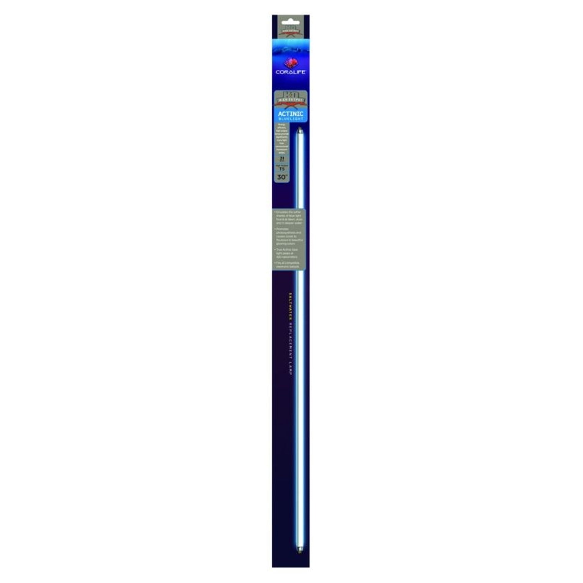 Coralife T5HO Actinic Aquarium Lamp