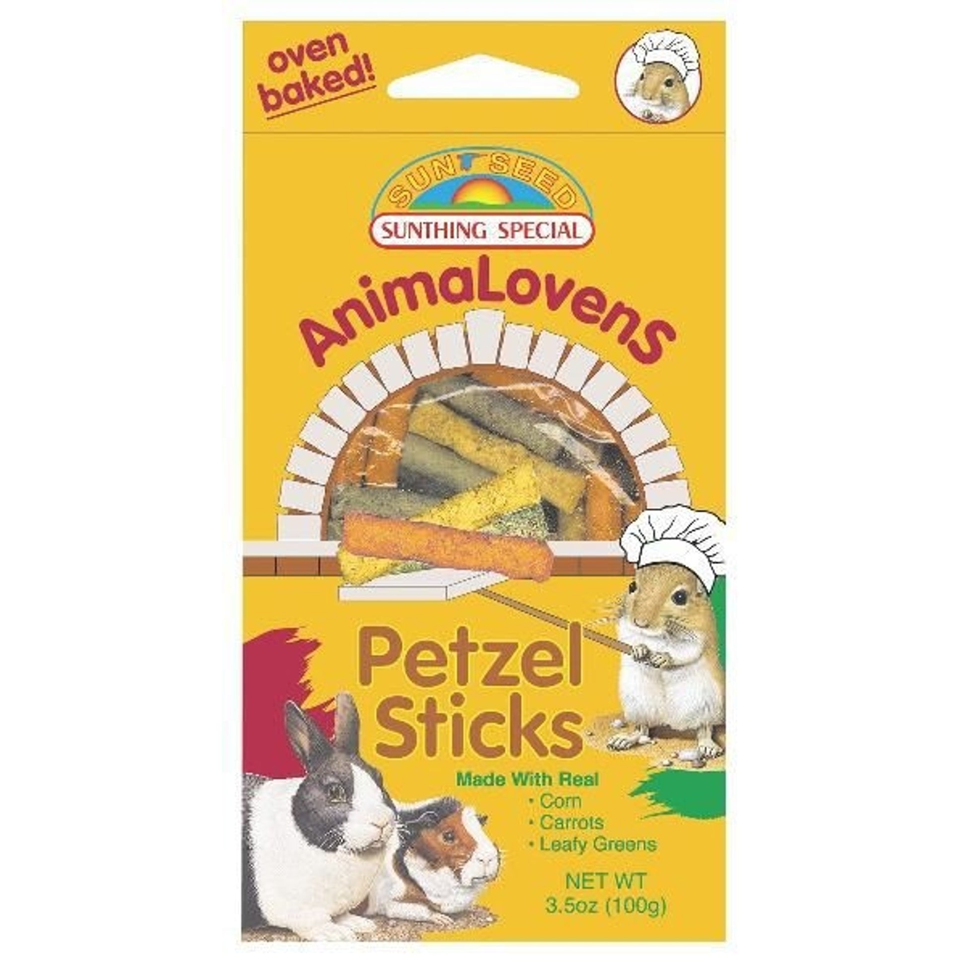 Sunseed Animalovens Pretzel Sticks 3.5 oz