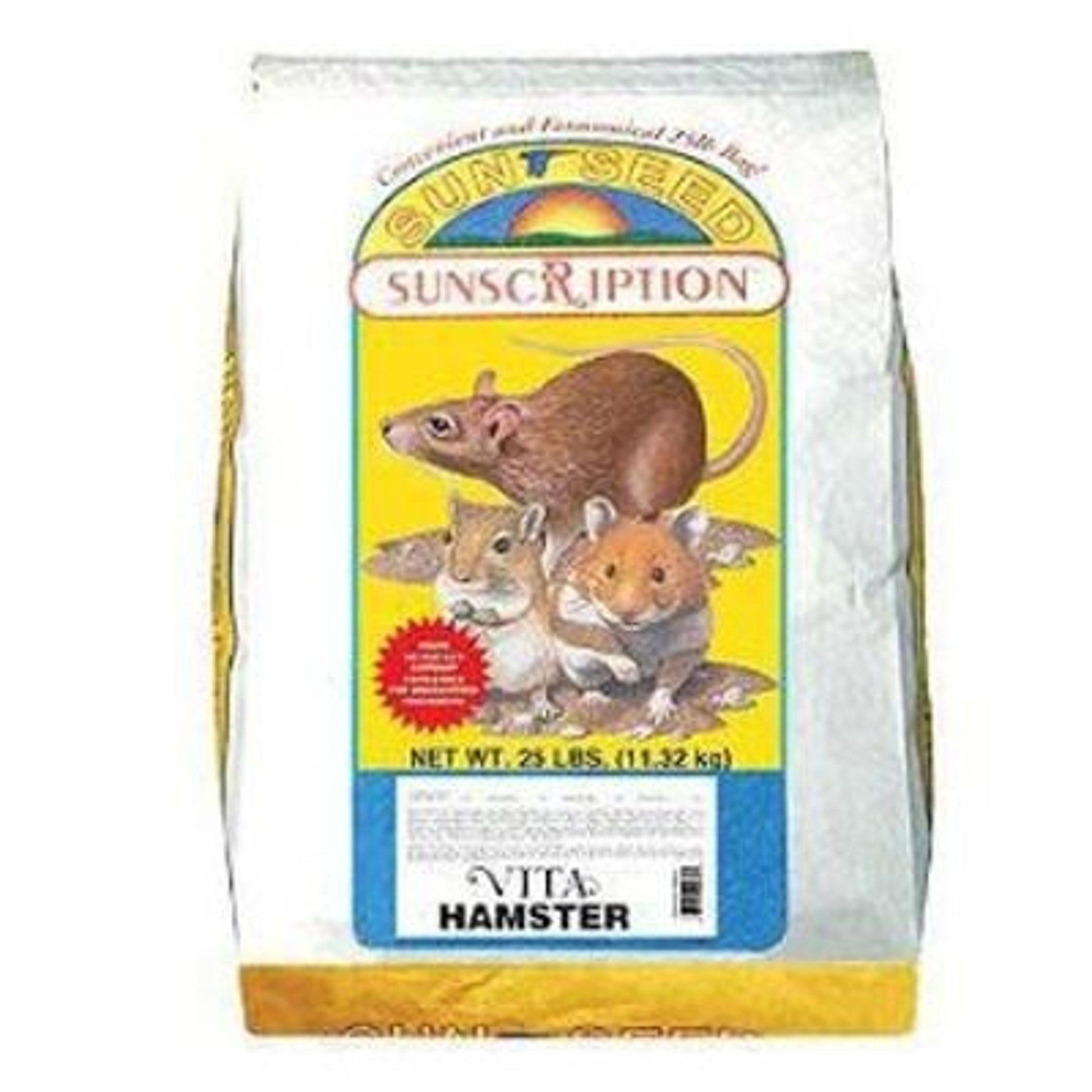 Sunseed Vita Hamster And Gerbil Food 25 lbs.