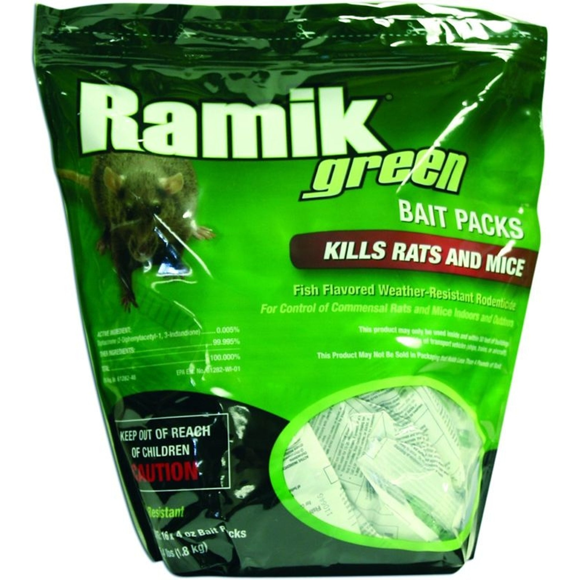 Ramik Green Nuggets Place Pack Pouch 4oz/16 Pack