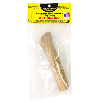 Natures Own Chews Monster Natly Shed Antler 6-7
