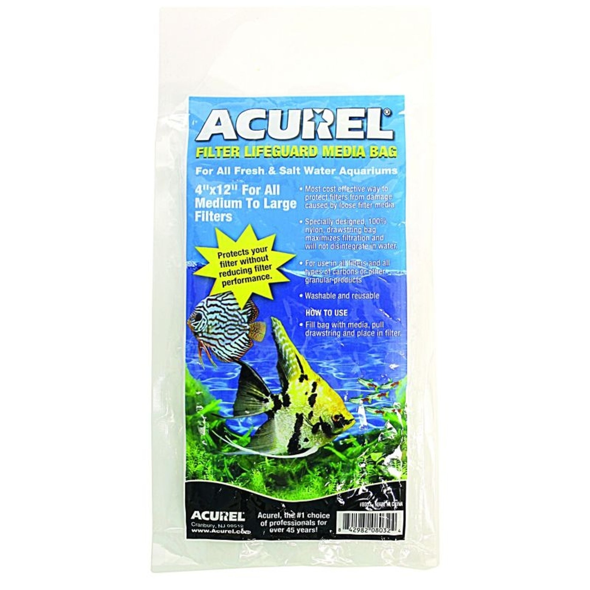 Acurel Filter Lifeguard Media Bag 4 X 12