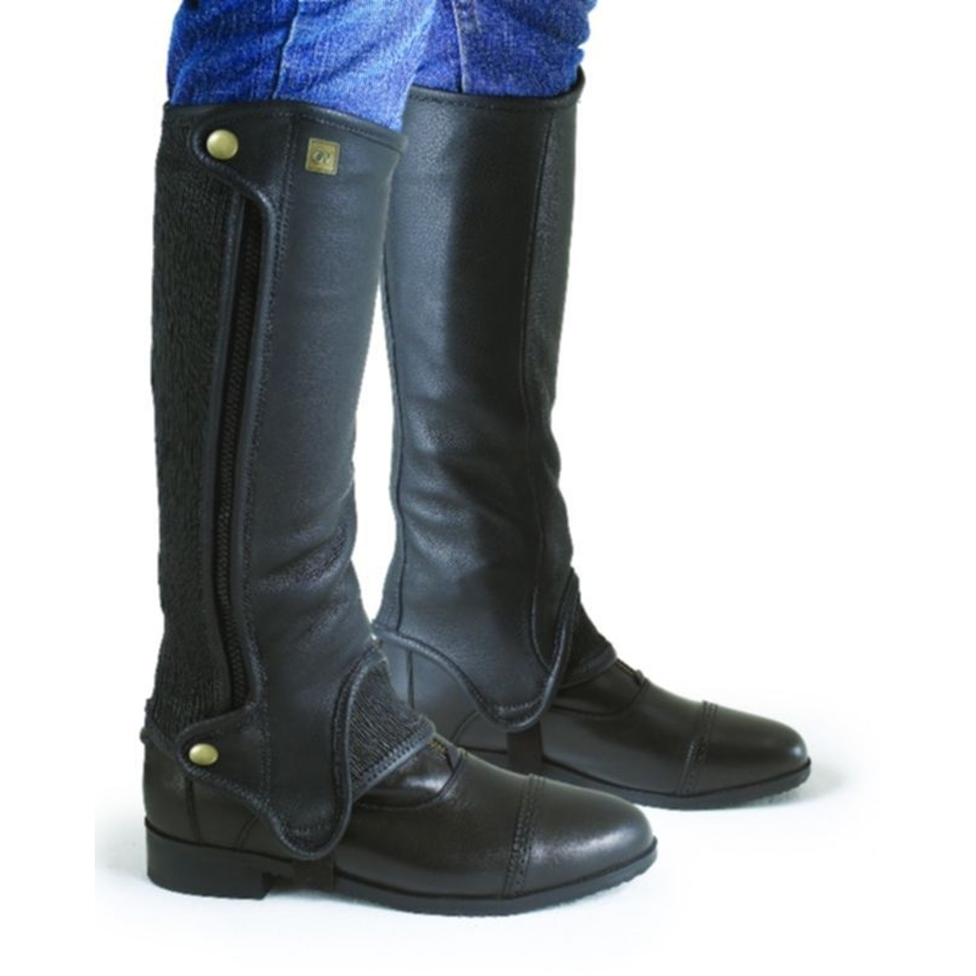 Ovation Precise Fit Full Grain Half Chaps 16" Heig