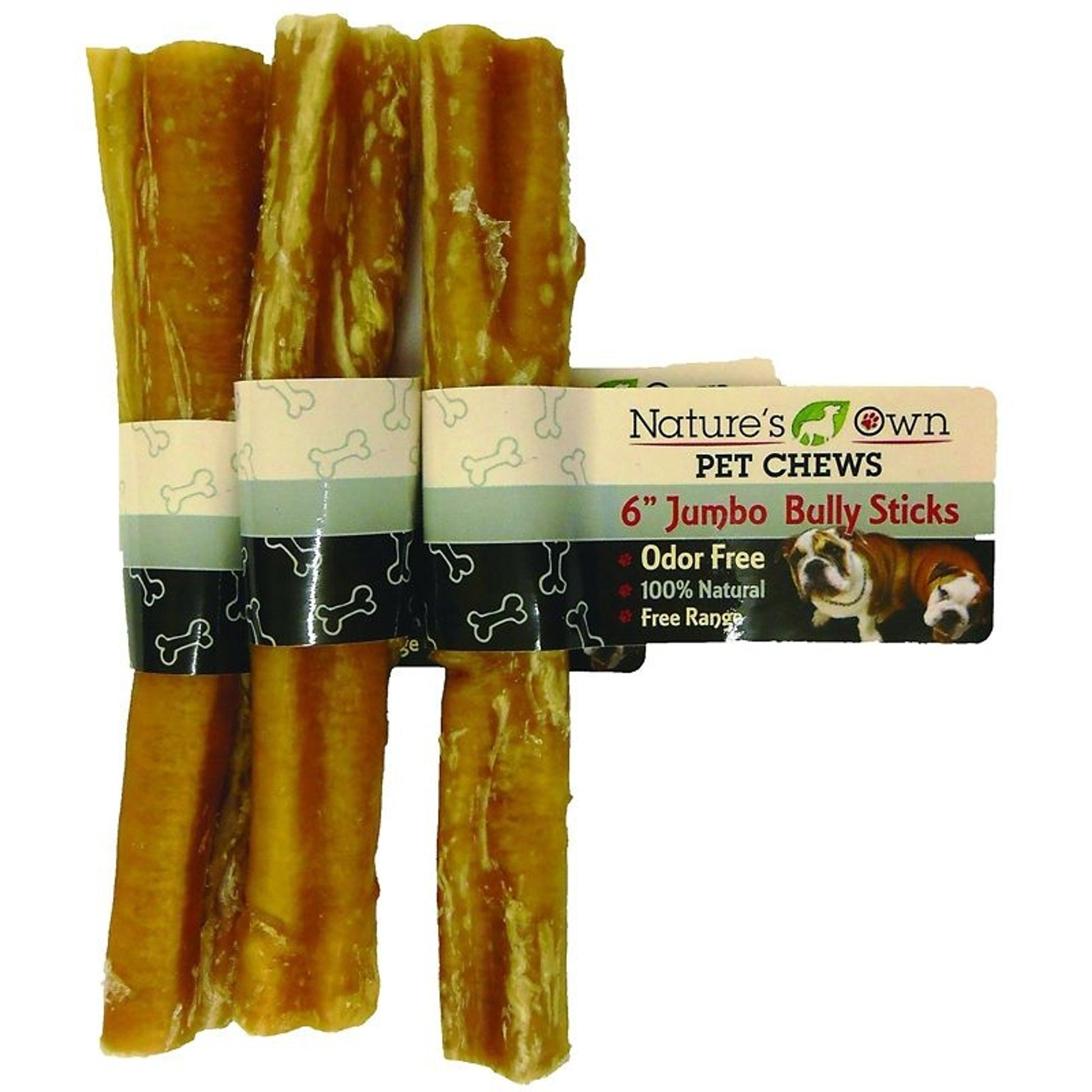 Natures Own Pet Chews Odor-Free Bully Sticks