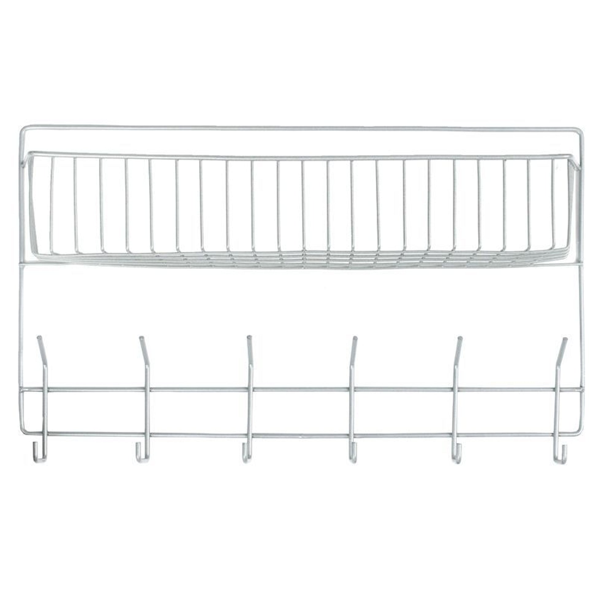 HorZe Basket with Hook Silver