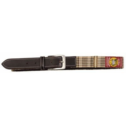Equine Couture Baker Classic Plaid Belt Large