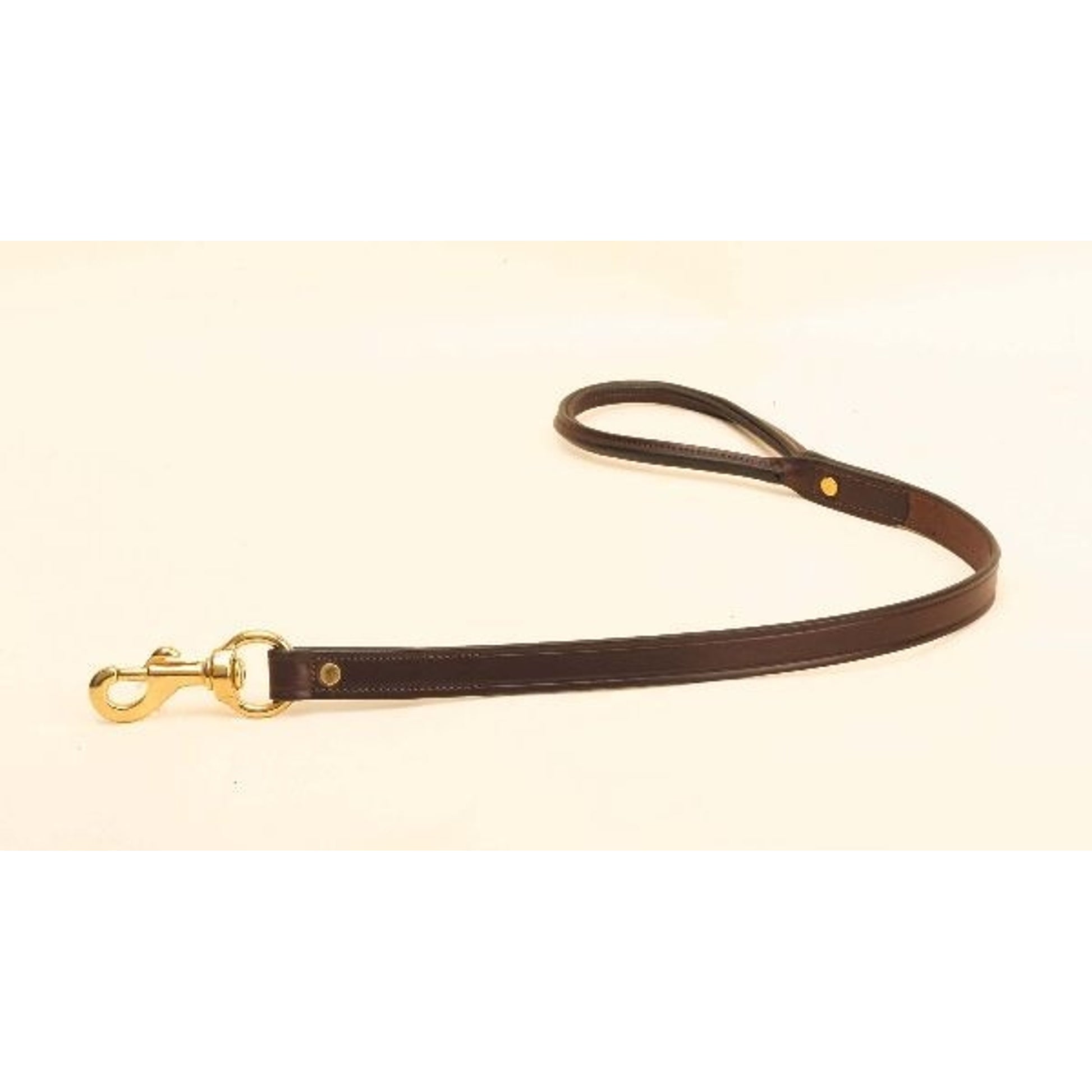 Tory Leather Rolled Handle Dog Leash