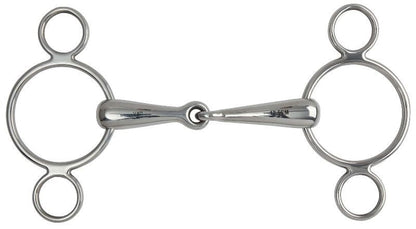 Shires Hollow Mouth Two Ring Gag