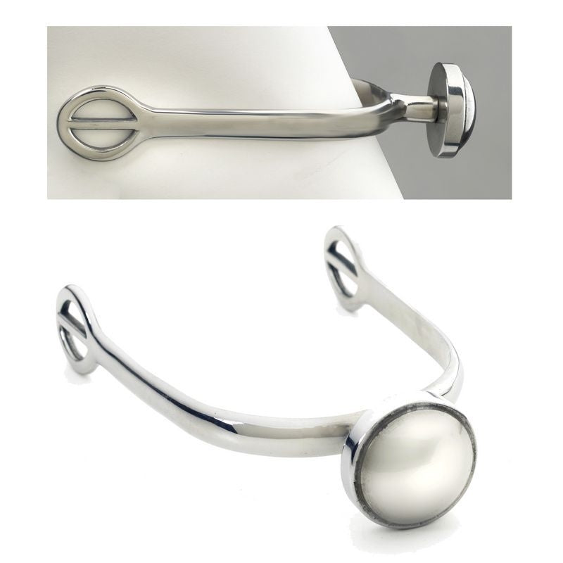Centaur Gentle Touch Spurs One Size Bk/Wh