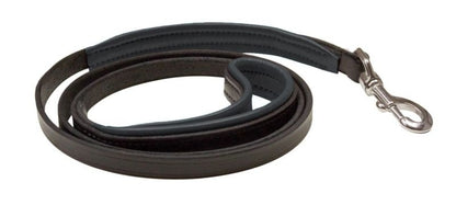 Perri's Slim Padded Leather Dog Leash 5' x 1/2 Hav
