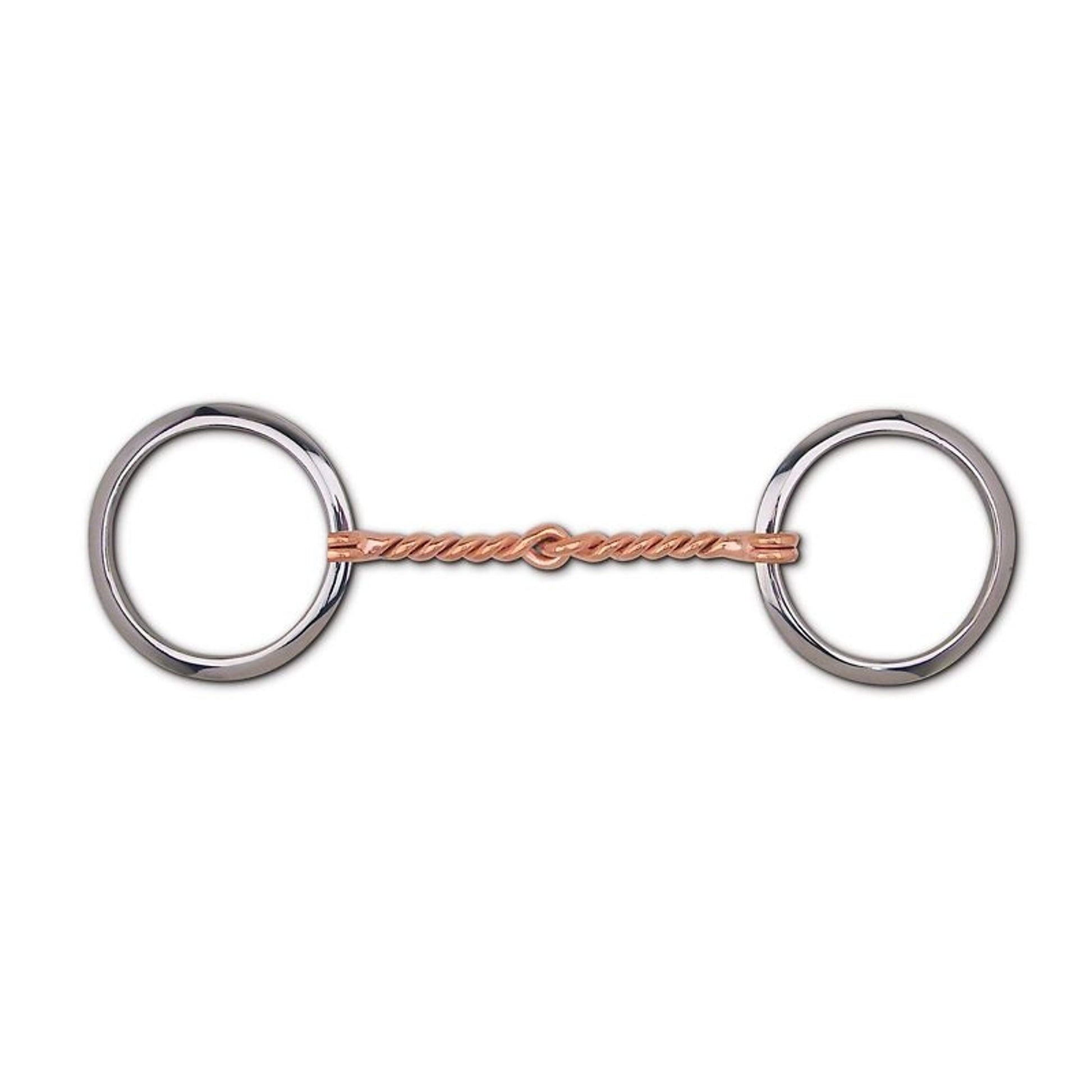 Flat Loose Ring Copper Twisted Wire Snaffle 5