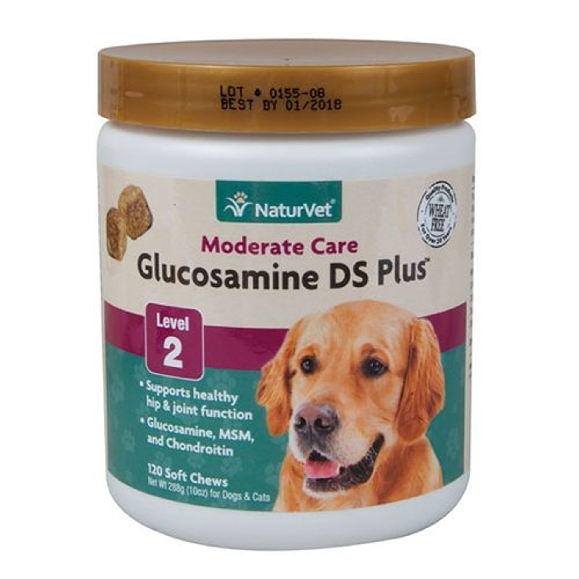 Naturvet Glucosamine DS Plus MSM Soft Chews 120 ct