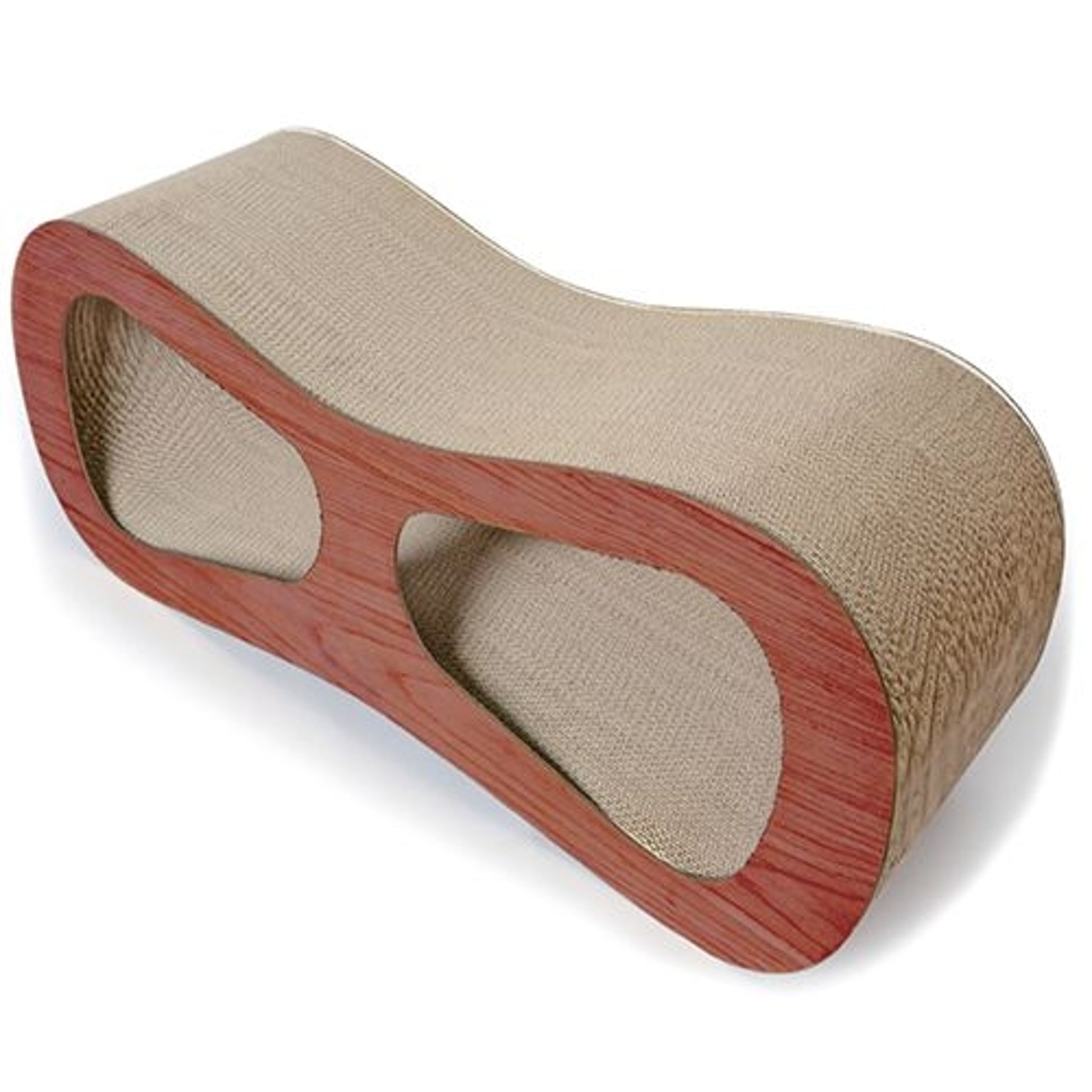 Pet Life Cat-Eyed Contoured Lounger Cat Scratcher