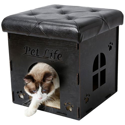 Pet Life Foldaway Collapsible Cat House
