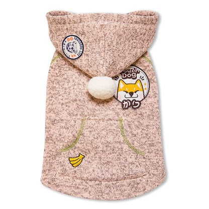 Touchdog Hippie Dog Hooded Sweater